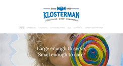 Desktop Screenshot of klostermandistributing.com